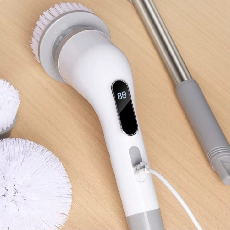 Brosse de Nettoyage Électrique à Long Manche