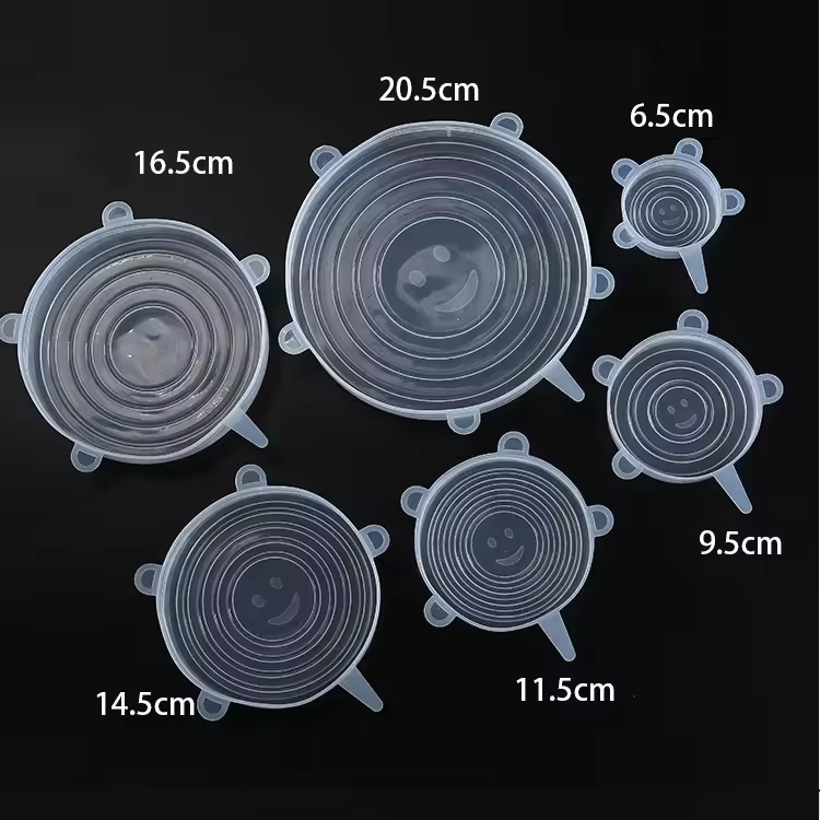 Couvercles Extensibles Réutilisables en Silicone