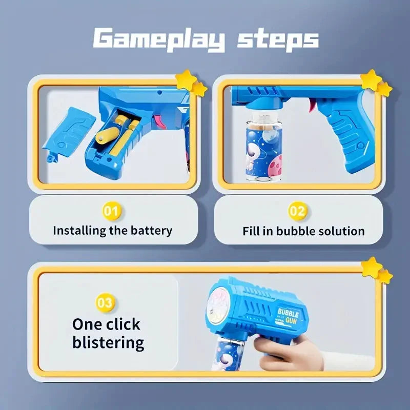 Pistolet à bulles 10 trous